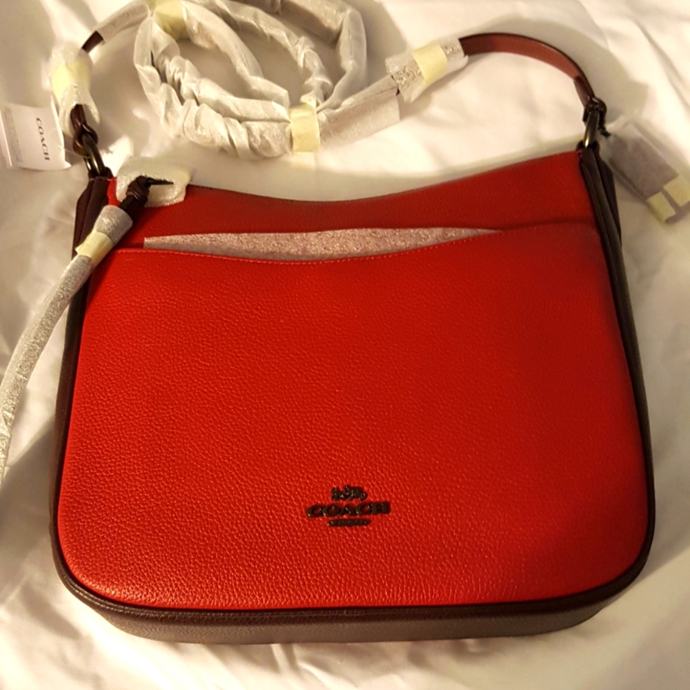 Coach chaise crossbody colorblock NWT firm
